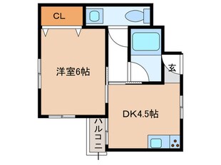 中塚マンションの物件間取画像